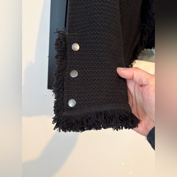 Nic+Zoe Fringe Mic Knit Open Front Jacket - Picture 9 of 17